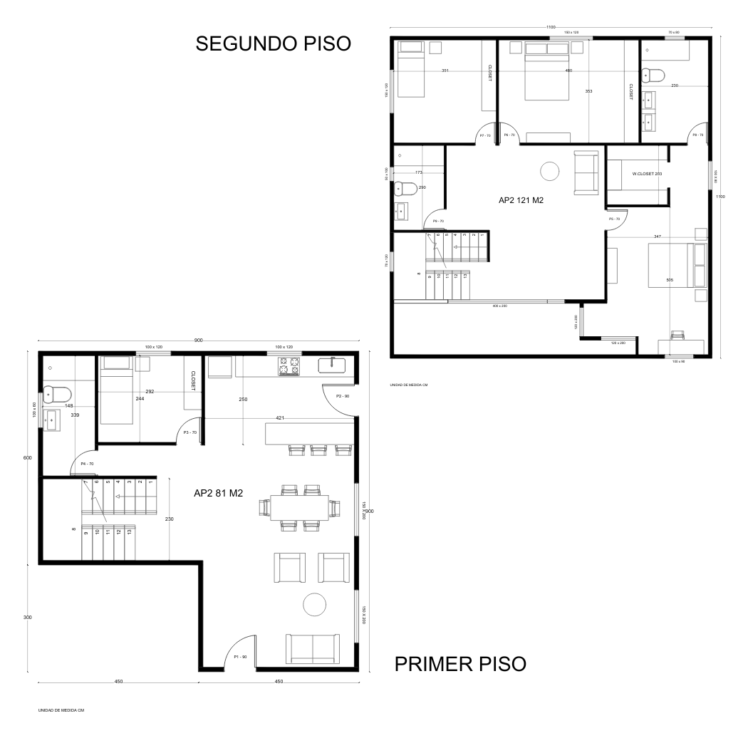 Casa de hormigón modular AP2 de 242m2