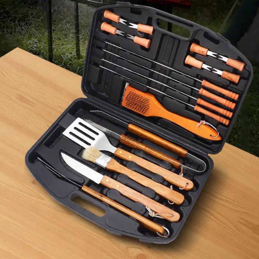 Set Para Asado Maleta 18 Piezas