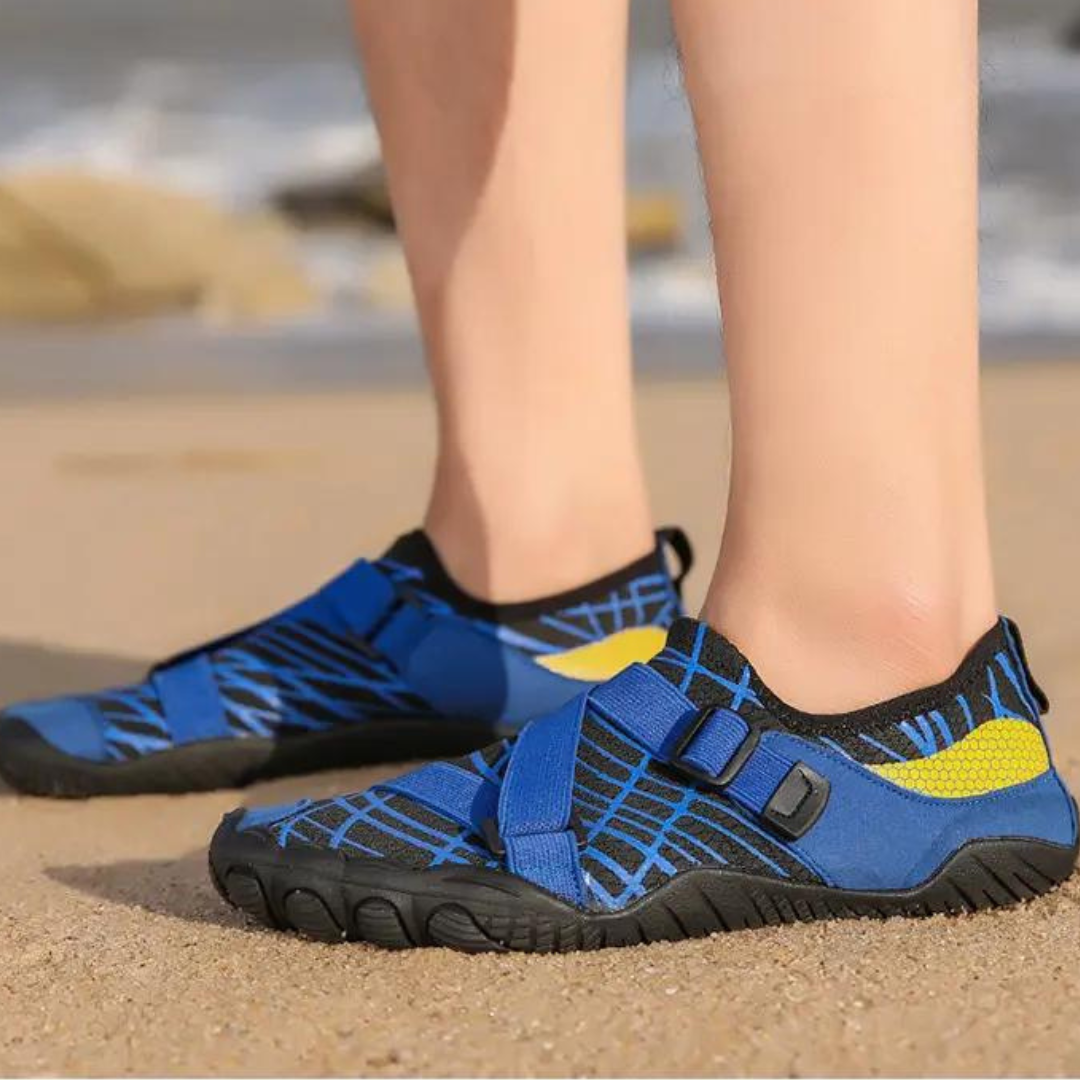 Zapatillas de Agua Outdoor Azul con Rayas