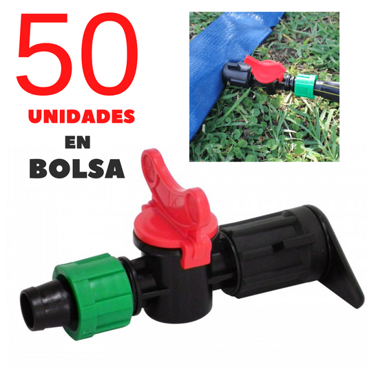 Válvula De Riego Cinta - Layflat 16mm (50 unidades)