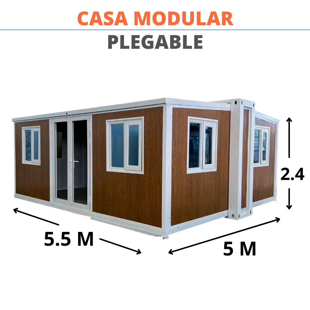 Casa modular plegable 27m2