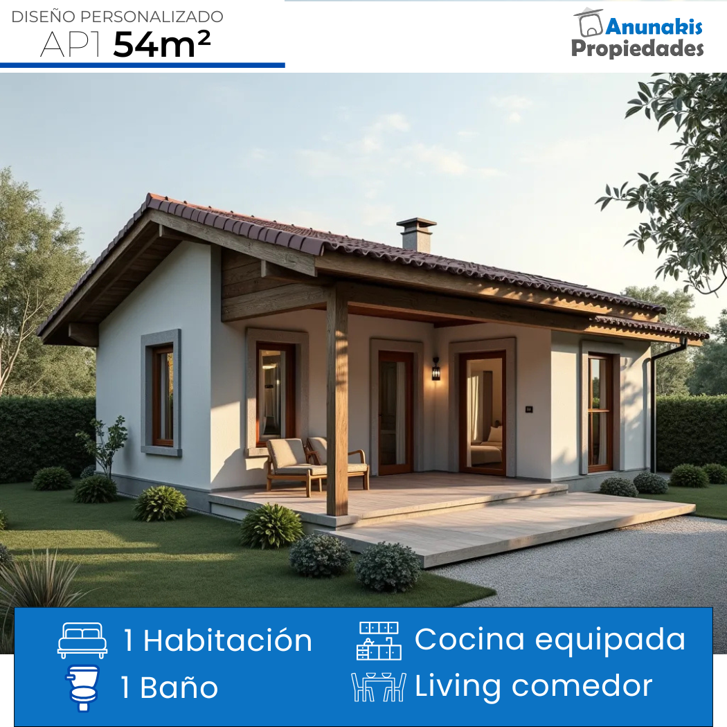 Casa de hormigón modular AP1 de 54m2